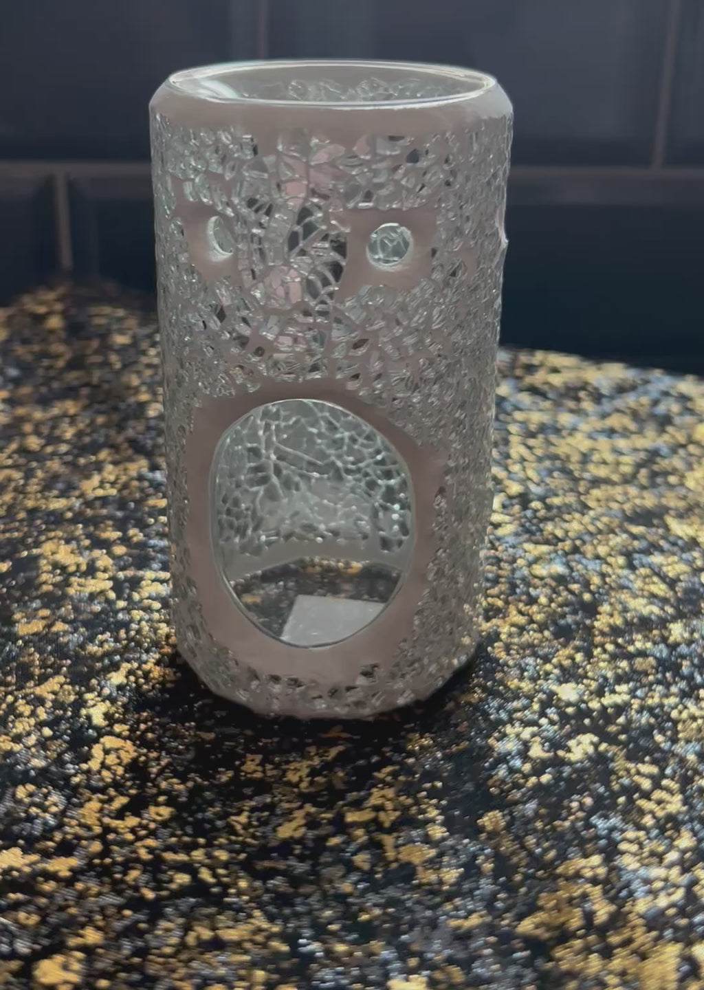 Crackle Pillar Wax Warmer