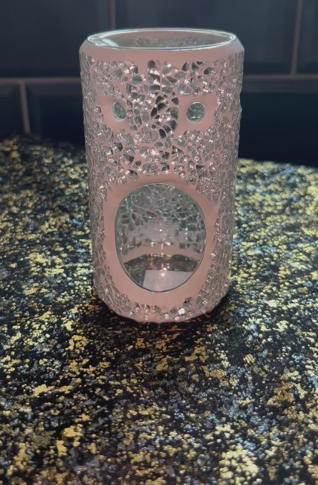 Crackle Pillar Wax Warmer