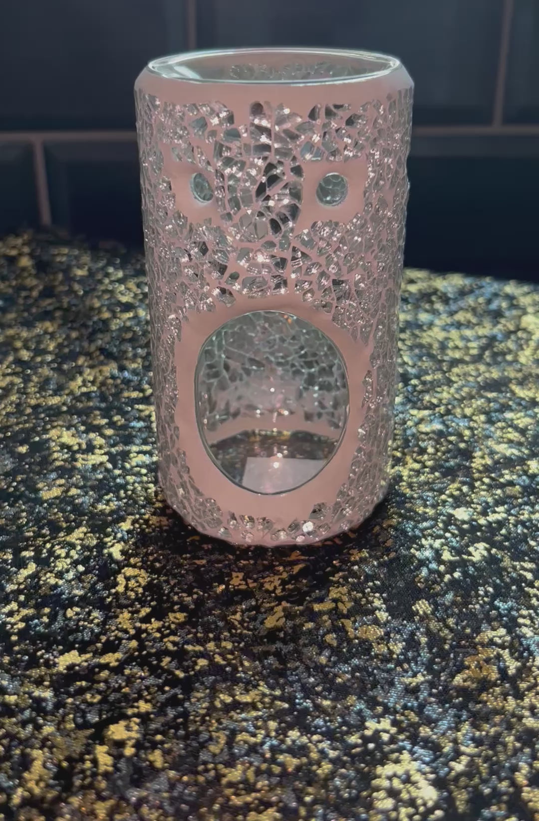 Crackle Pillar Wax Warmer