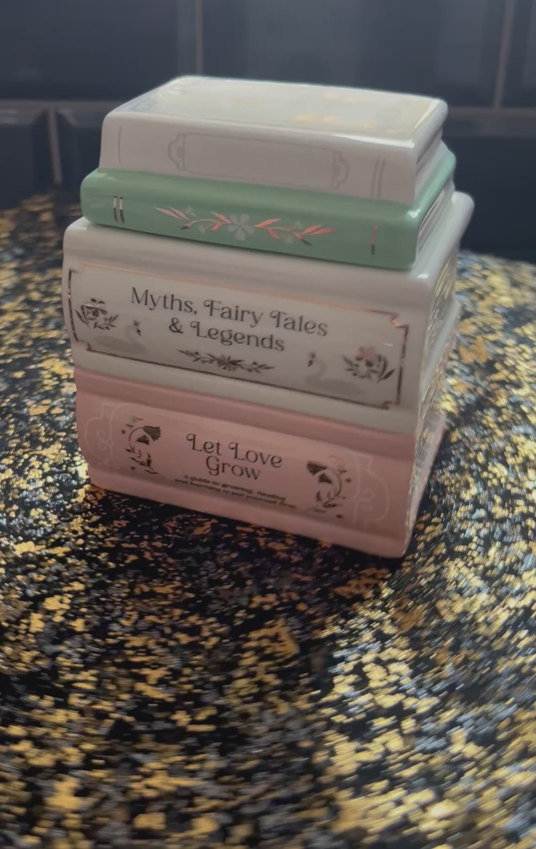 Fairytale Book Stack Wax Warmer