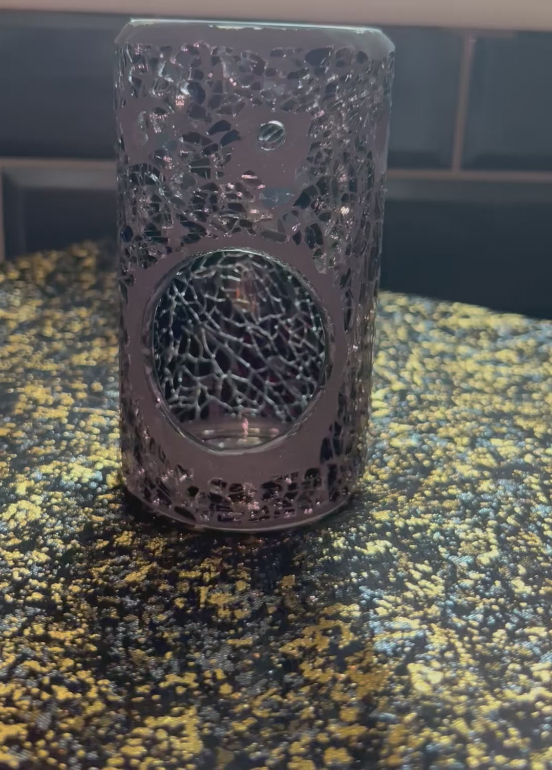 Crackle Pillar Wax Warmer